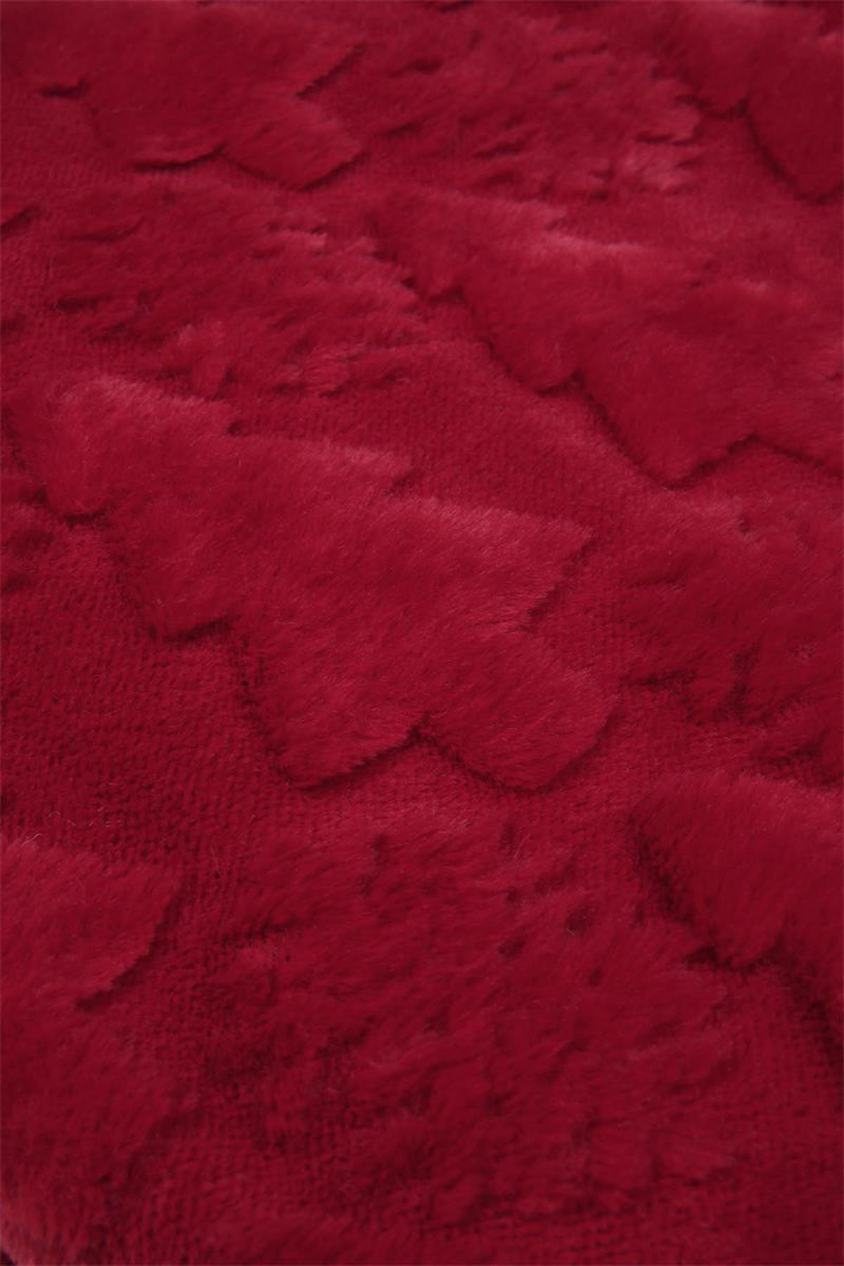 PLÜSCHDECKE HoHoHo 130/160 cm - Rot, Textil (160/130cm)