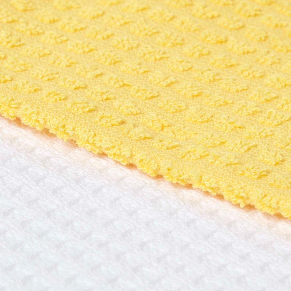 GESCHIRRTÜCHER Biene, 2er-Set Waffelpiqué, 100% Baumwolle - Gelb, Textil (40/60cm) - Homescapes