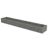 GABIONEN-HOCHBEET Verzinkter Stahl 540x90x50 cm - Silberfarben, Metall (540/50/90cm)