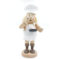 RAUCHFIGUR Wichtel Koch 32 cm - Multicolor, Holz (15/34/0.1cm)