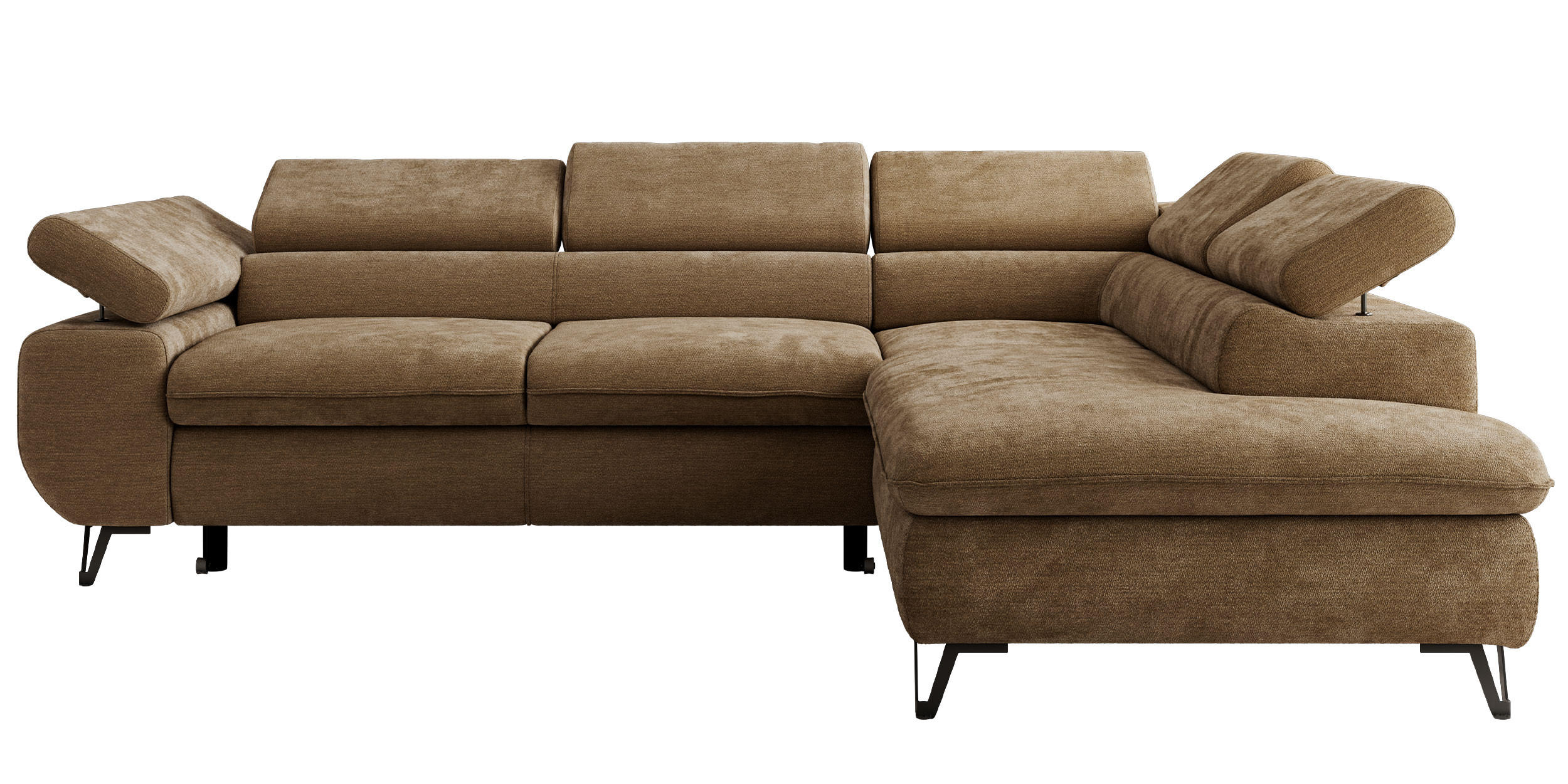 MKS Ecksofa Braun 273x208 cm