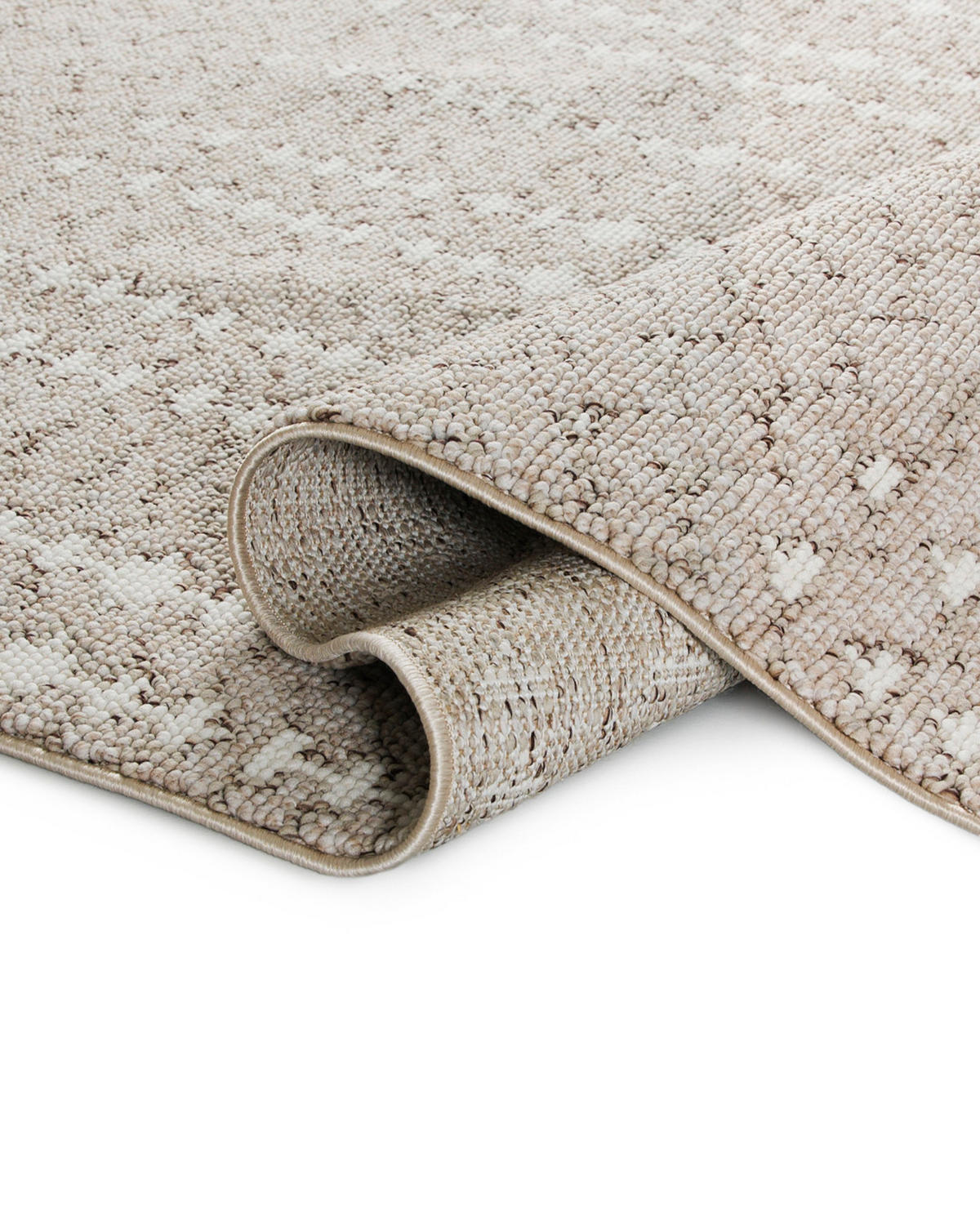TEPPICH Lora Beige Mazovia 300x400cm Gepunktet Kurzflor - Beige, Textil (300/400cm) - Mazovia