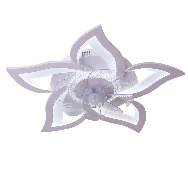 STROPNÍ ventilátor RAHIMI 62/62/15 cm - bílá, plast (62/62/15cm) - Nettlife