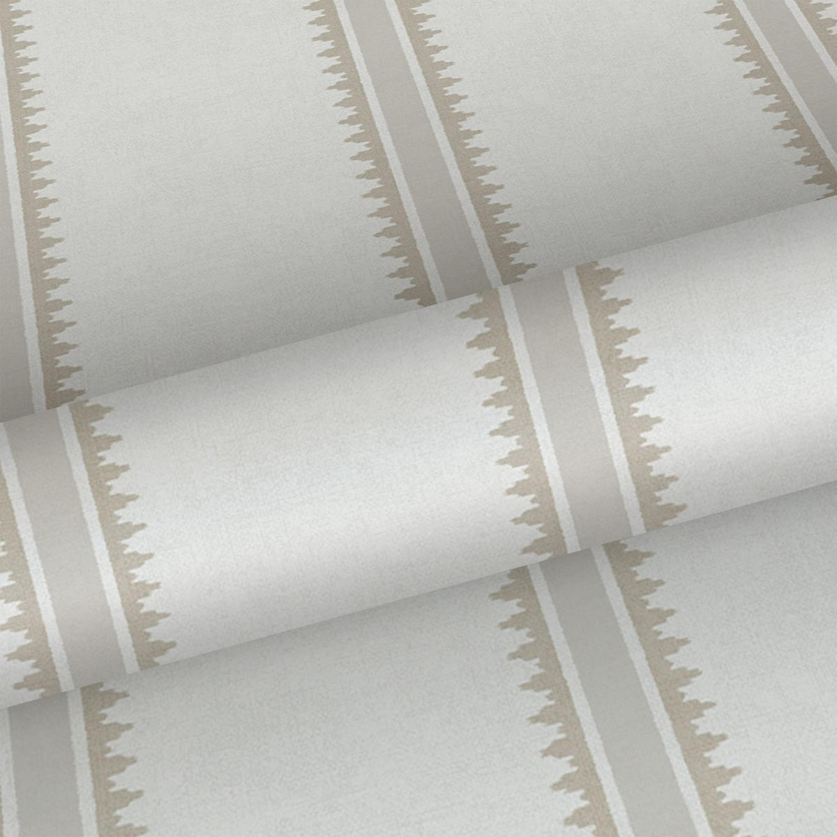 TAPETE breite Streifen 53 cm x 10 m - Beige, Papier (53/1000cm) - Sanders & Sanders