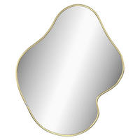 WANDSPIEGEL Golden 50x40 cm - Goldfarben, Glas (40/50/1cm) - furnicato