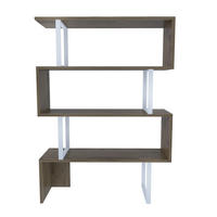 BÜCHERREGAL Adriana Weiss Eiche - Eichefarben, Holzwerkstoff (91.5/124.5/29.5cm) - Decorotika