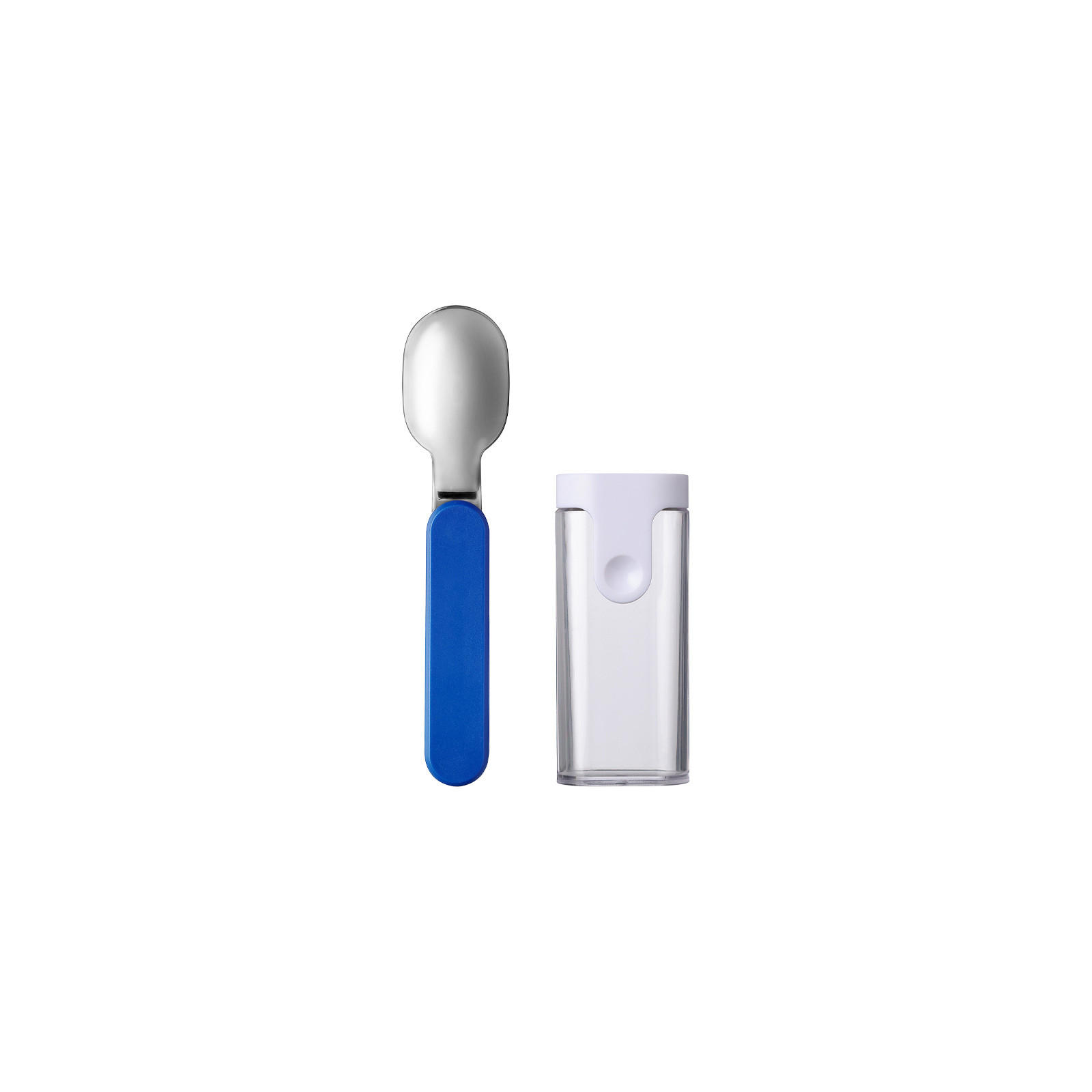 FALTBARER LÖFFEL Ellipse Vivid Blue - Blau, Metall - Mepal