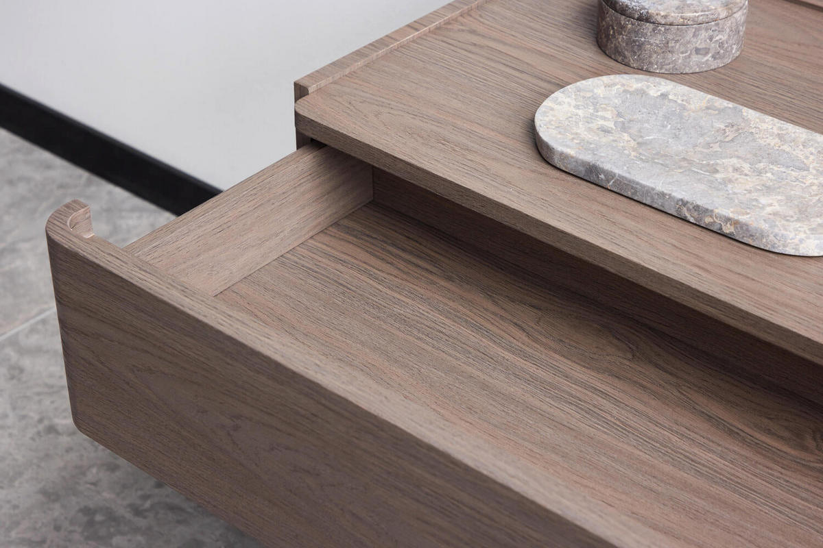 KOMMODE Frederick - Mokka, Holzwerkstoff (100/60/48cm) - kommodly