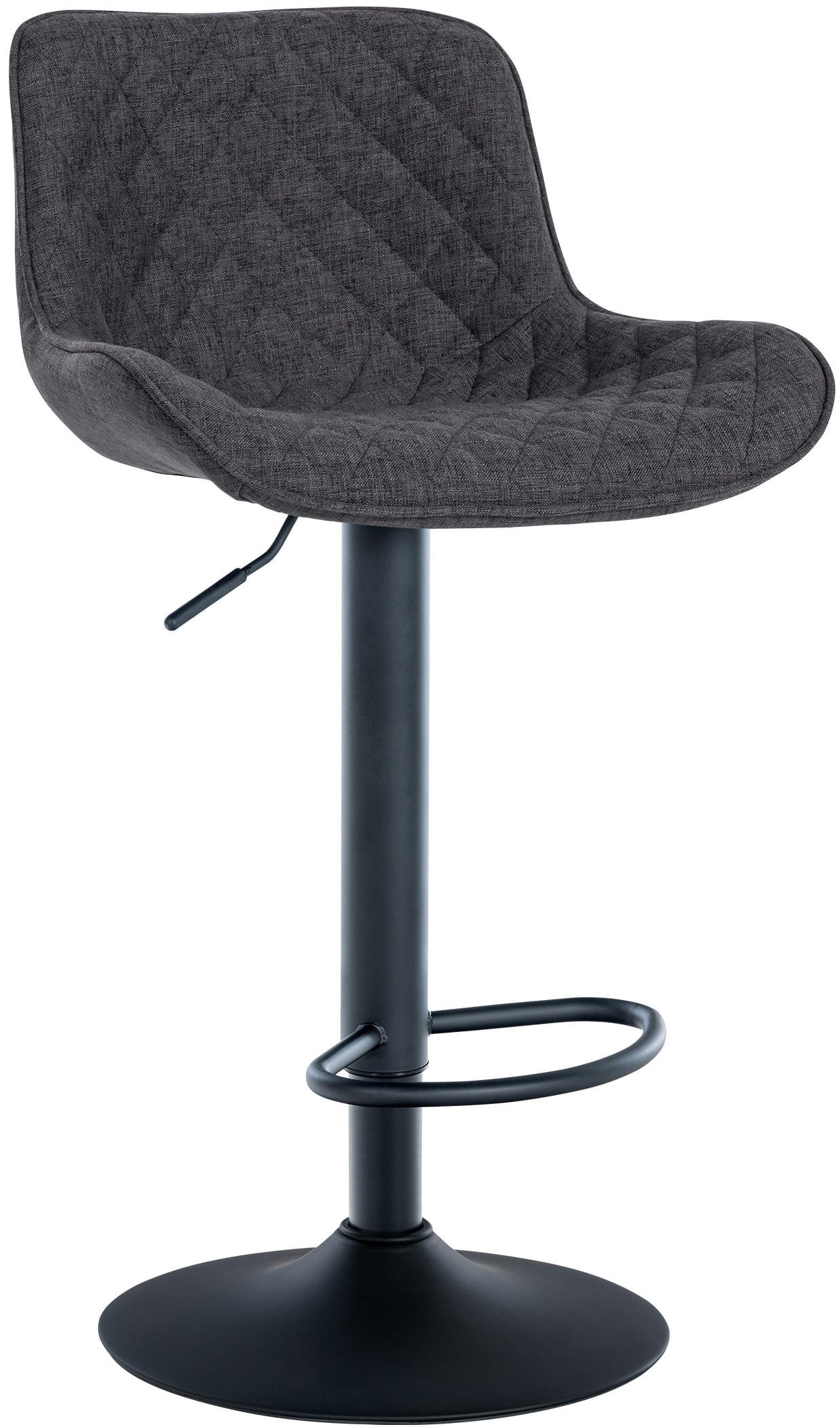 furnicato Barhocker Schwarz 48x81x54 cm