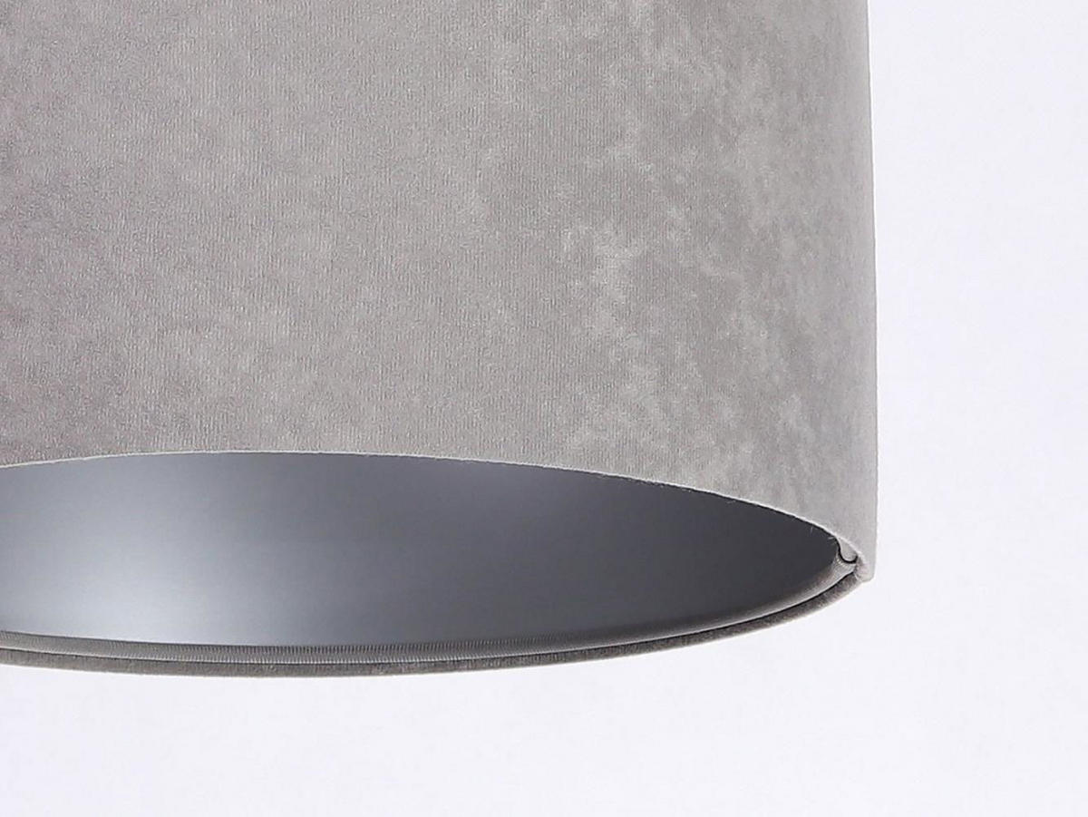 HÄNGELEUCHTE Grau 30/20 cm - Silberfarben/Grau, Kunststoff (30/0.45/20cm) - ONZENO