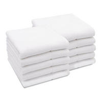 HANDTÜCHER, 10er-Set, 50x100 cm, 100% Baumwolle, Weiß - Weiß, Textil (50/100cm) - Zollner