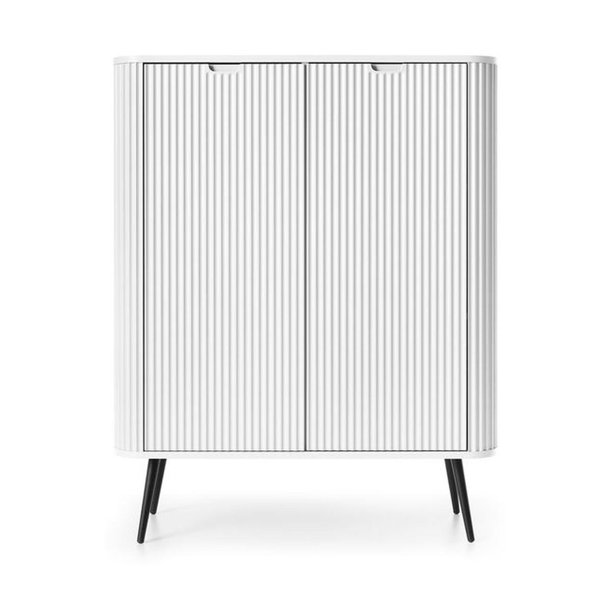 KOMMODE – 103 cm – Zova – Weiß - Weiß, Holzwerkstoff (103/129/39cm) - hi-markt