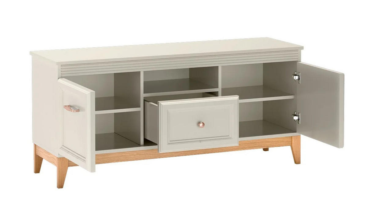 TV-SCHRANK WINDSOR W-8 - Kaschmir, Holzwerkstoff (41/62/136cm) - Meblini