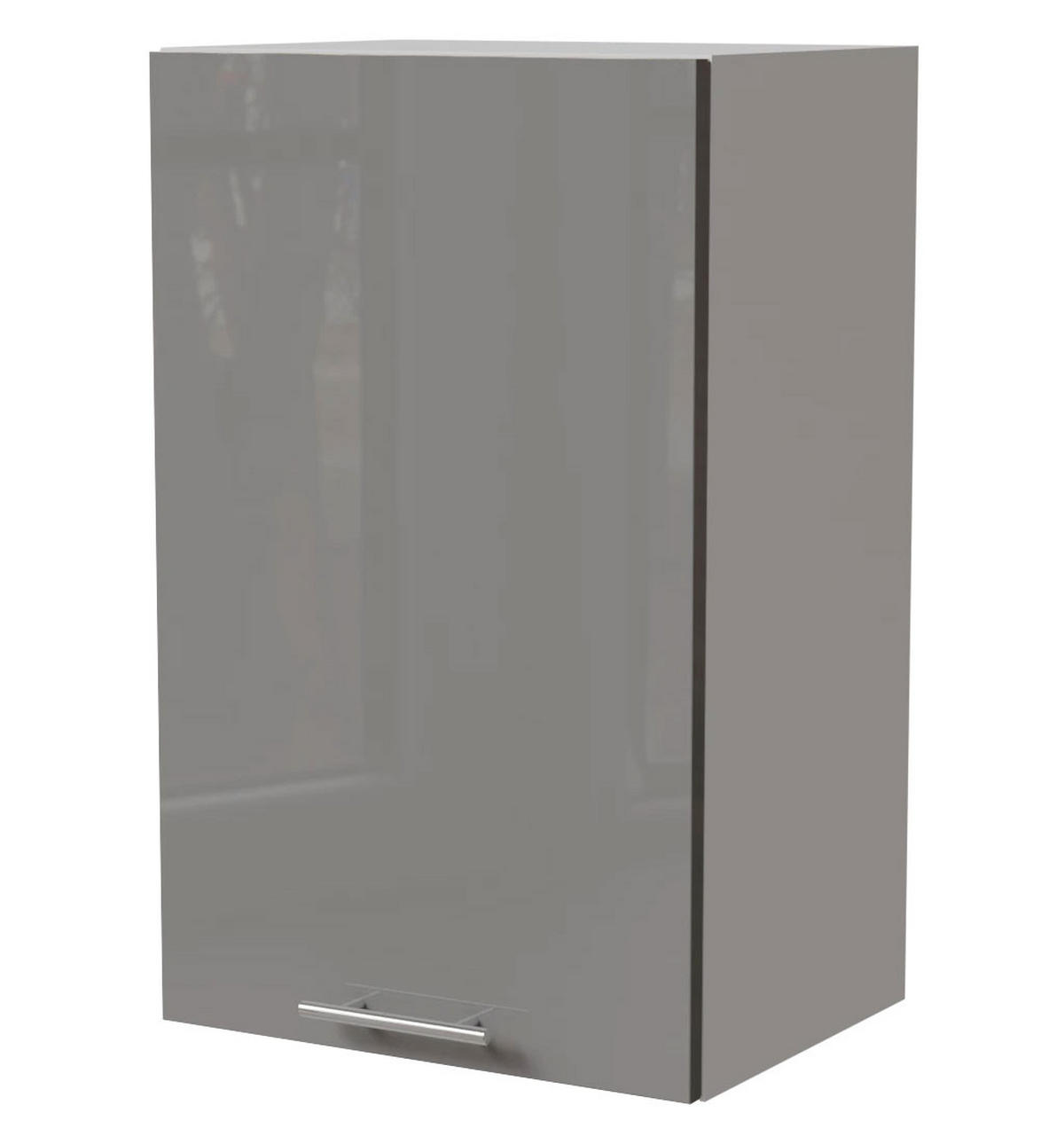 KÜCHENHÄNGESCHRANK Essen W2/45 Grau Hochglanz / Weiß Matt 45 / 32,5 / 72cm - Weiß/Grau, Holz/Holzwerkstoff (45/72/32.5cm) - Feldmann-Wohnen