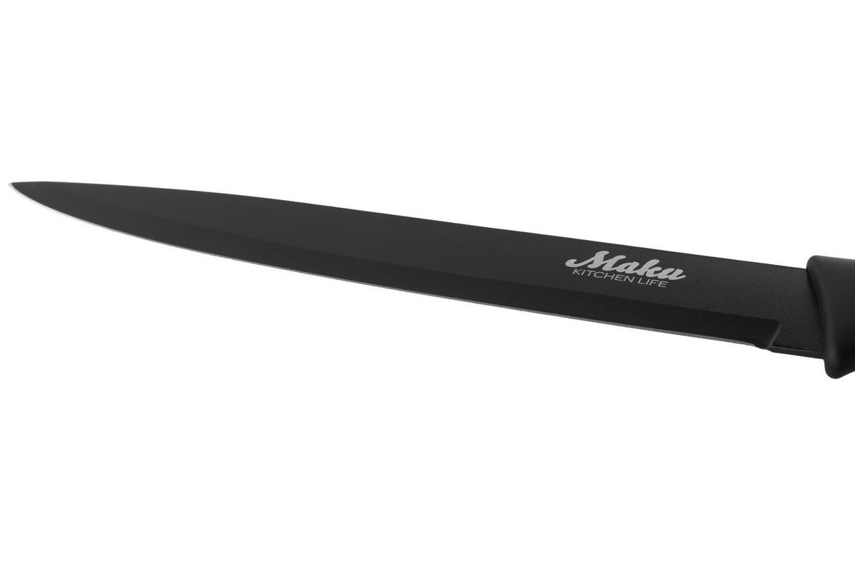 EDSTAHLMESSER 5er-Set - Schwarz, Metall