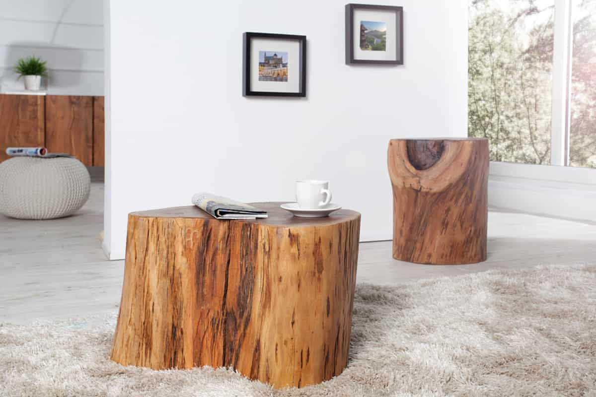 COUCHTISCH GOA Akazie 50cm - Braun, Holz (45/50/30cm) - riess-ambiente