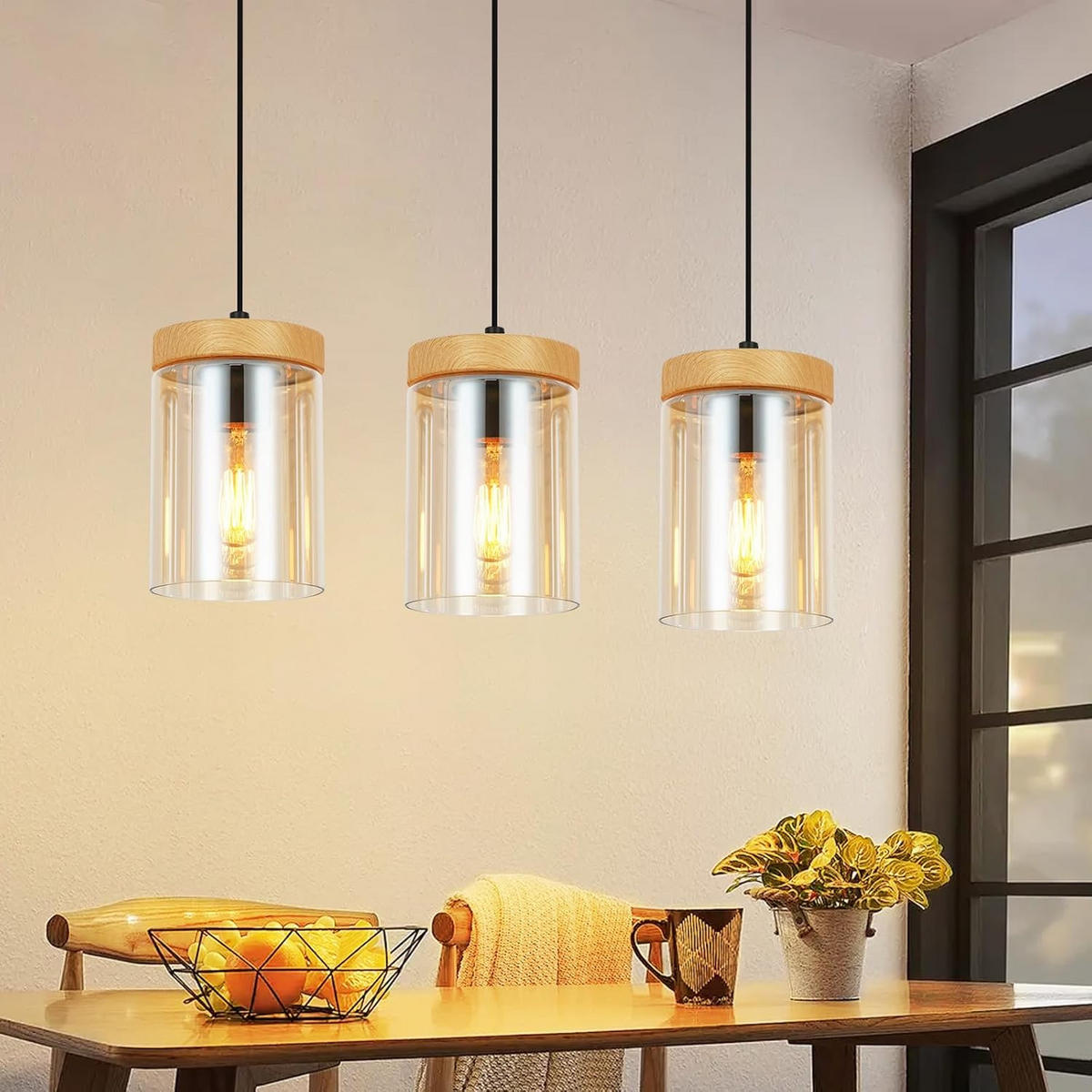 KRONLEUCHTER Flamhold 12.0/46.0/137.5 cm - Schwarz, Metall (137.5/12/46cm) - ZMH