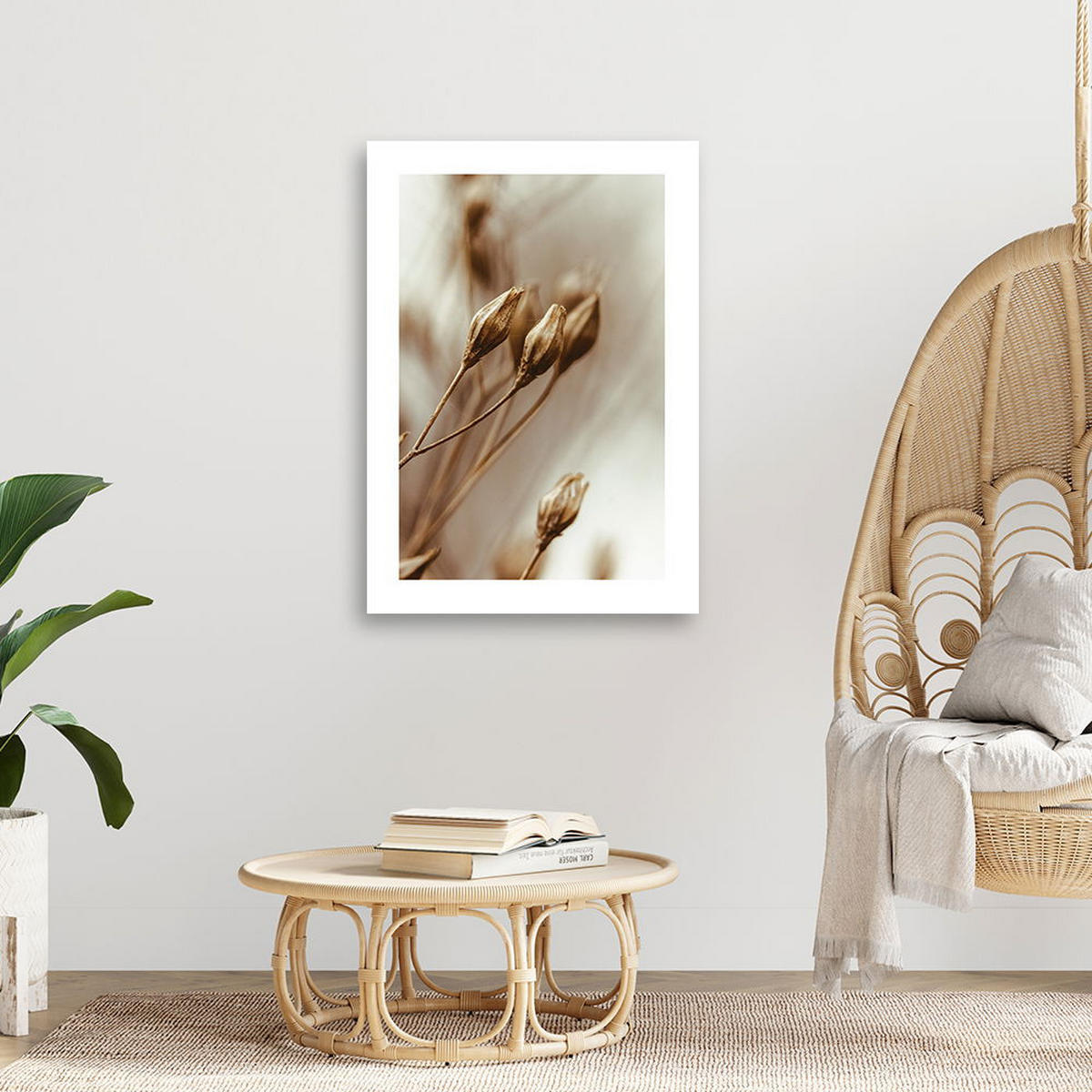 KUNSTDRUCK Beige 70/100 cm - Beige, Textil (70/100cm) - KUNSTLOFT