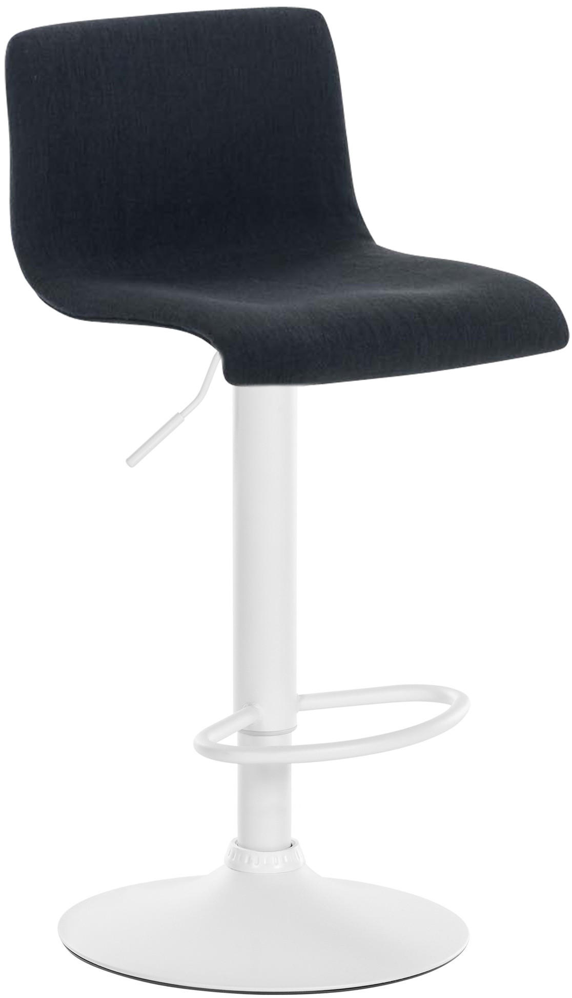 Deluke Barhocker Schwarz 39x84x36 cm