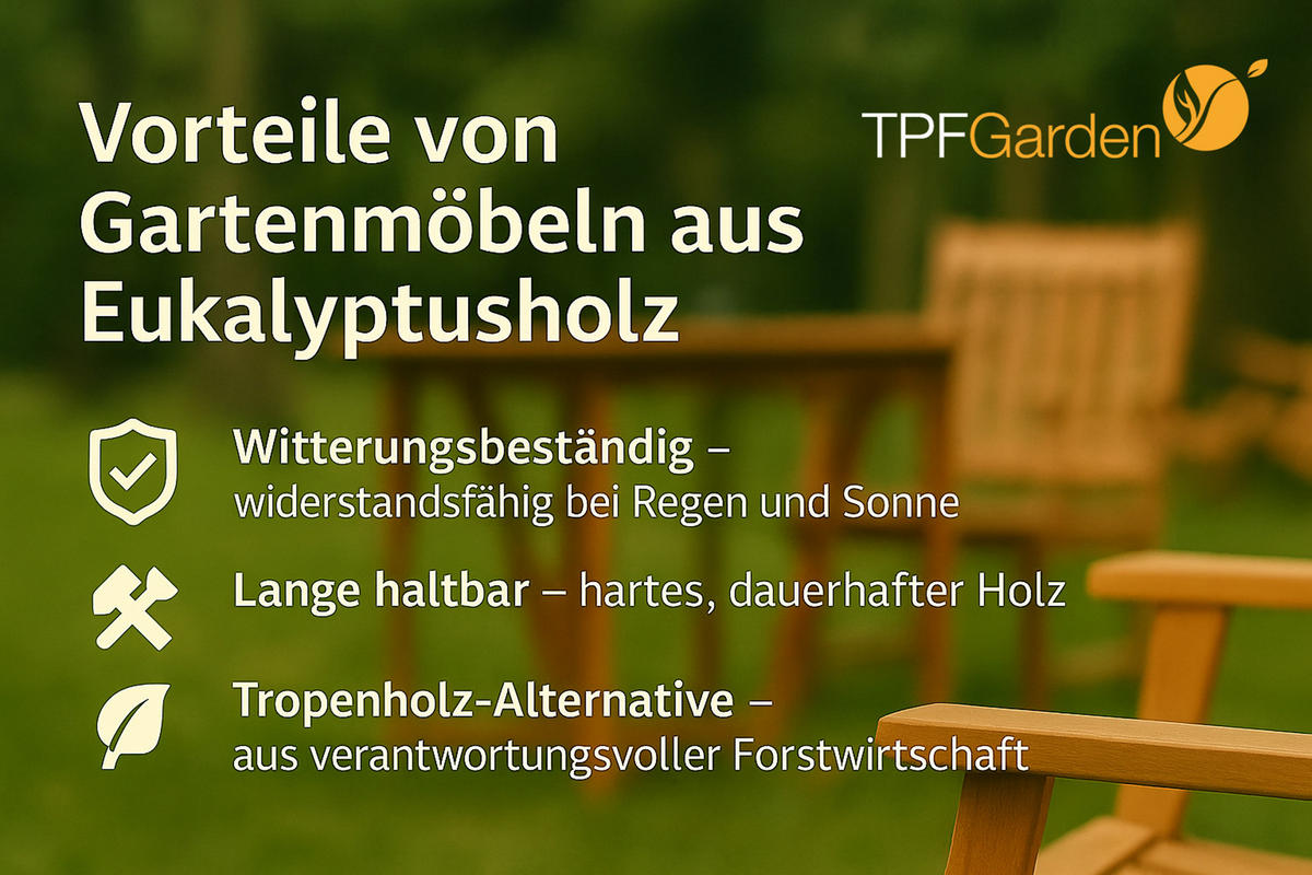 HOCKERBANK Solano 120 cm - 2-Sitzer - Eukalyptus - Braun, Holz (120/45/40cm) - TPFGarden