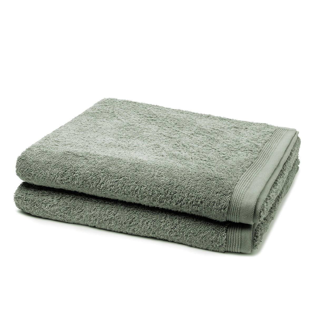 DUSCHTUCH Superwuschel 2er-Set - Dunkelgrün, Textil (80/150cm) - MÖVE