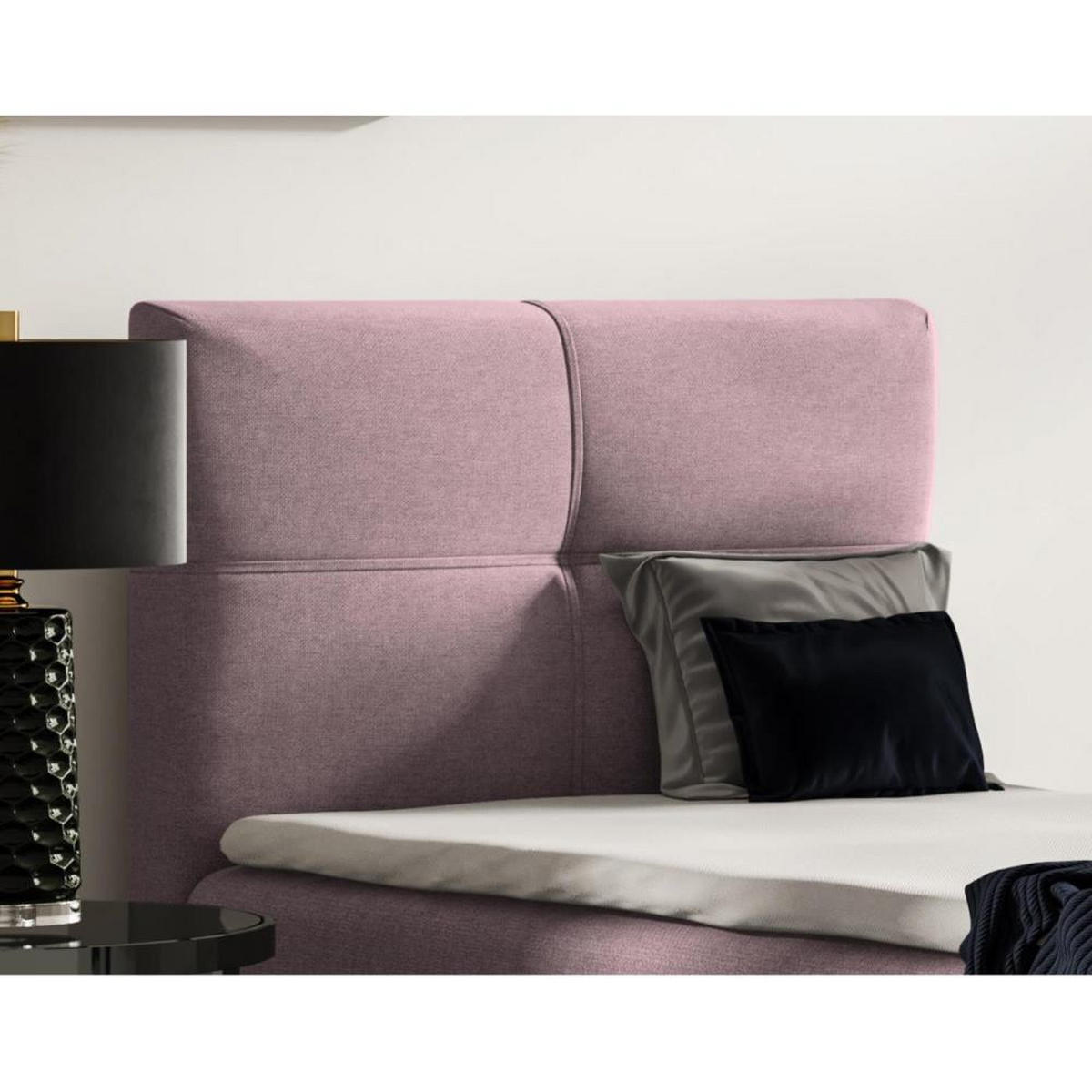 POLSTERBETT Helen Mini 103/206/106 rosa - Rosa, Holzwerkstoff/Textil (100/200cm) - Beautysofa