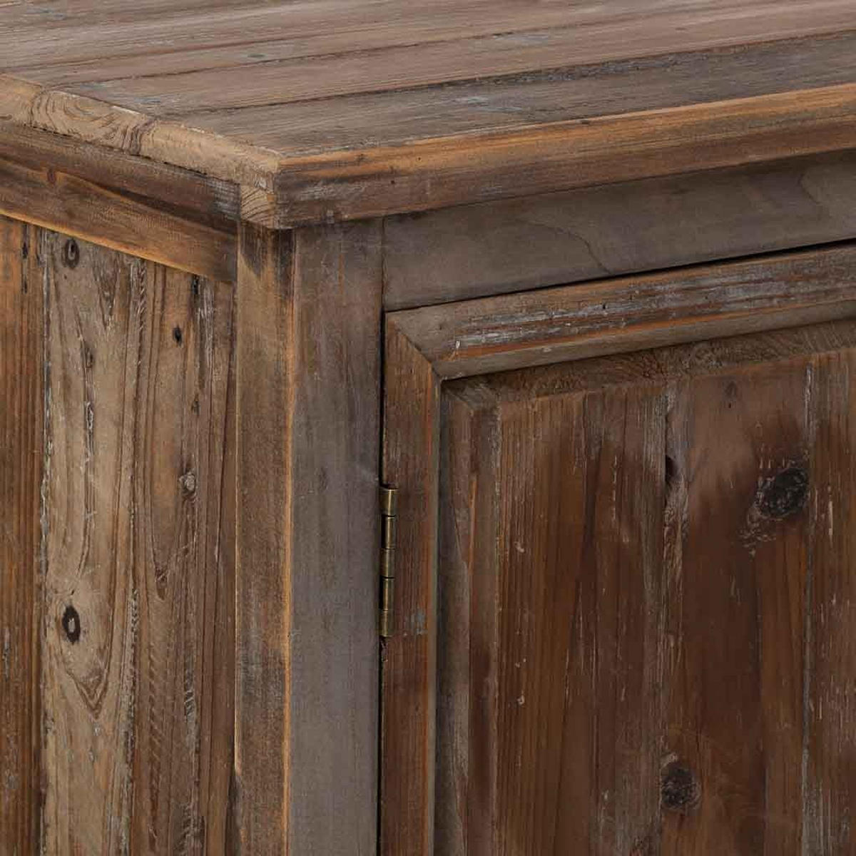 SIDEBOARD aus Holz mit 4 türen 160x40x85 cm - Braun, Holz (160/85/40cm) - Wanderlust