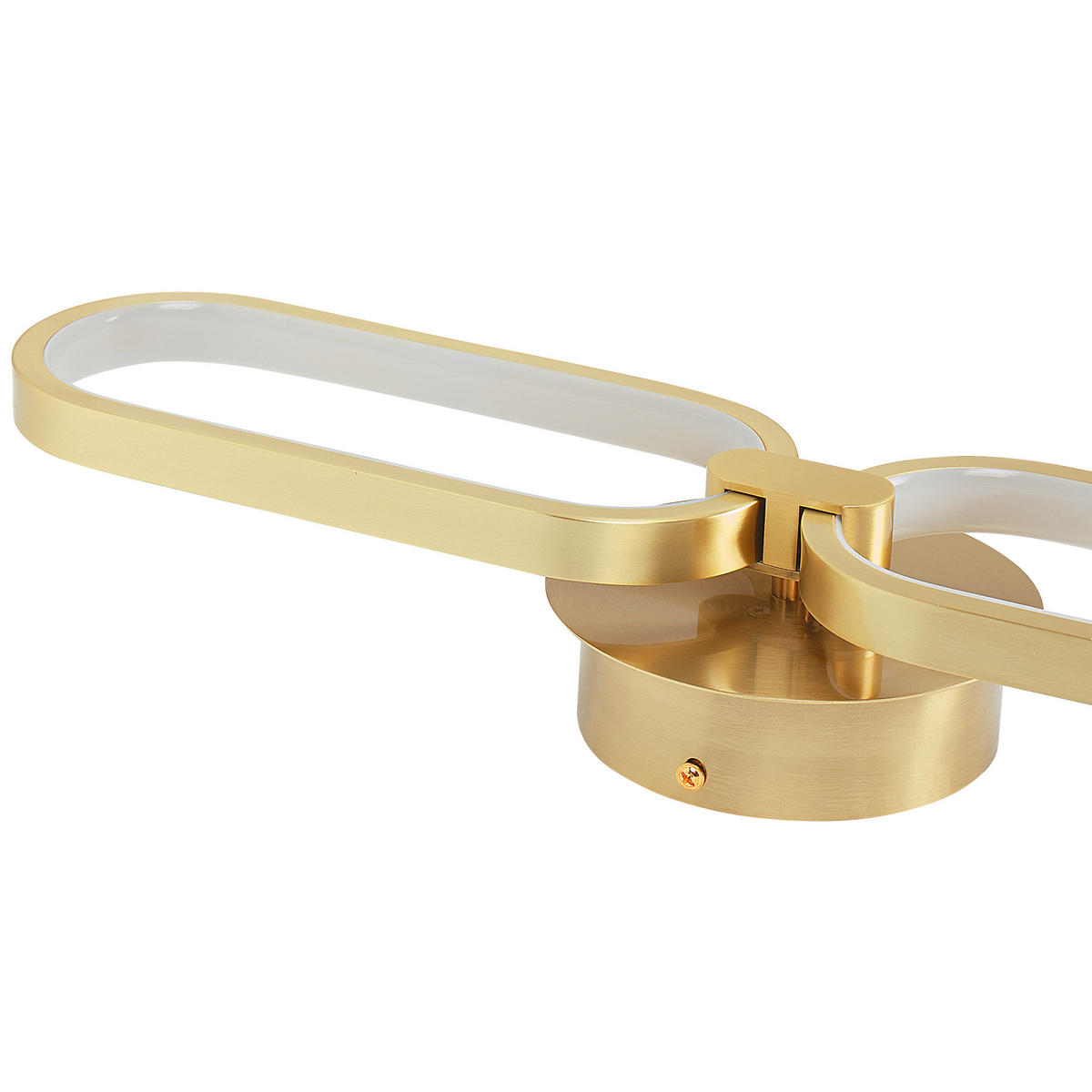 WANDLEUCHTE Krang 50/2/14 cm - Goldfarben, Metall (50/14/2cm) - Beliani