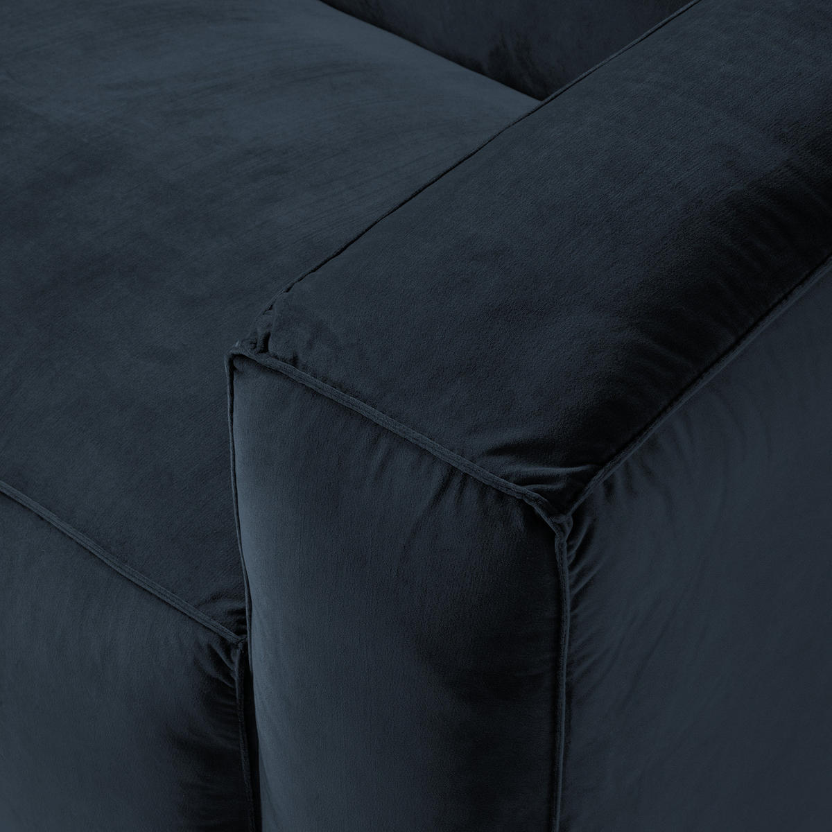 3-SITZER SOFA - Dunkelblau, Textil (240/75/96cm) - home24