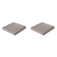 SITZKISSEN Basic 60/60 cm 2er-Set - Taupe, Textil (60/8/60cm) - Madison