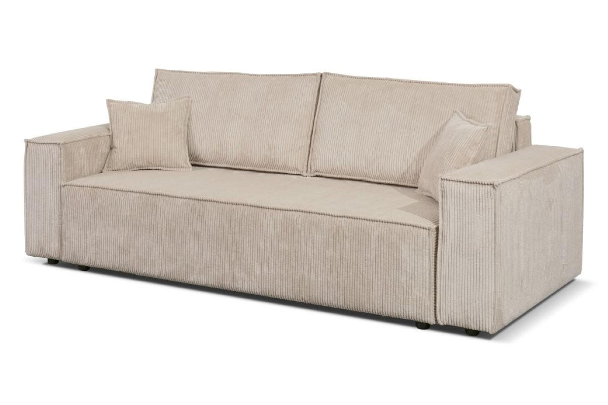 SOFA Passio III 250 x 105 cm, mit Schlaffunktion und Bettkasten, cappucino - Cappuccino, Kunststoff (250/98/105cm) - Margaret Hadas24