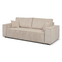 SOFA Passio III 250 x 105 cm, mit Schlaffunktion und Bettkasten, cappucino - Cappuccino, Kunststoff (250/98/105cm) - Margaret Hadas24