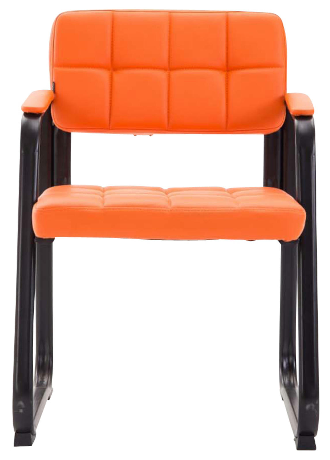 Thumbnail - TPFLiving Besucherstühle, Orange, Textil, 59x84x58 cm, Arbeitszimmer, Besucherstühle