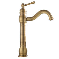 WASSERHAHN Warmes und kaltes Wasser Gold - Goldfarben, Metall (25/9/21cm) - Vallsero