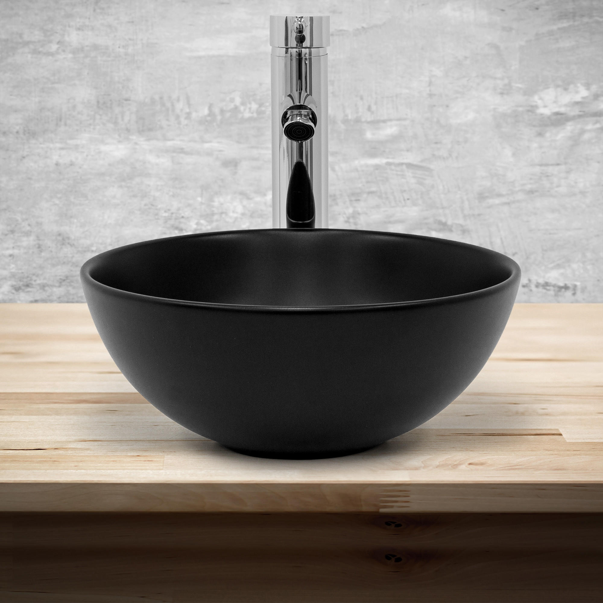 WASCHBECKEN - Schwarz, Keramik (32/13.5/32cm) - ML-DESIGN
