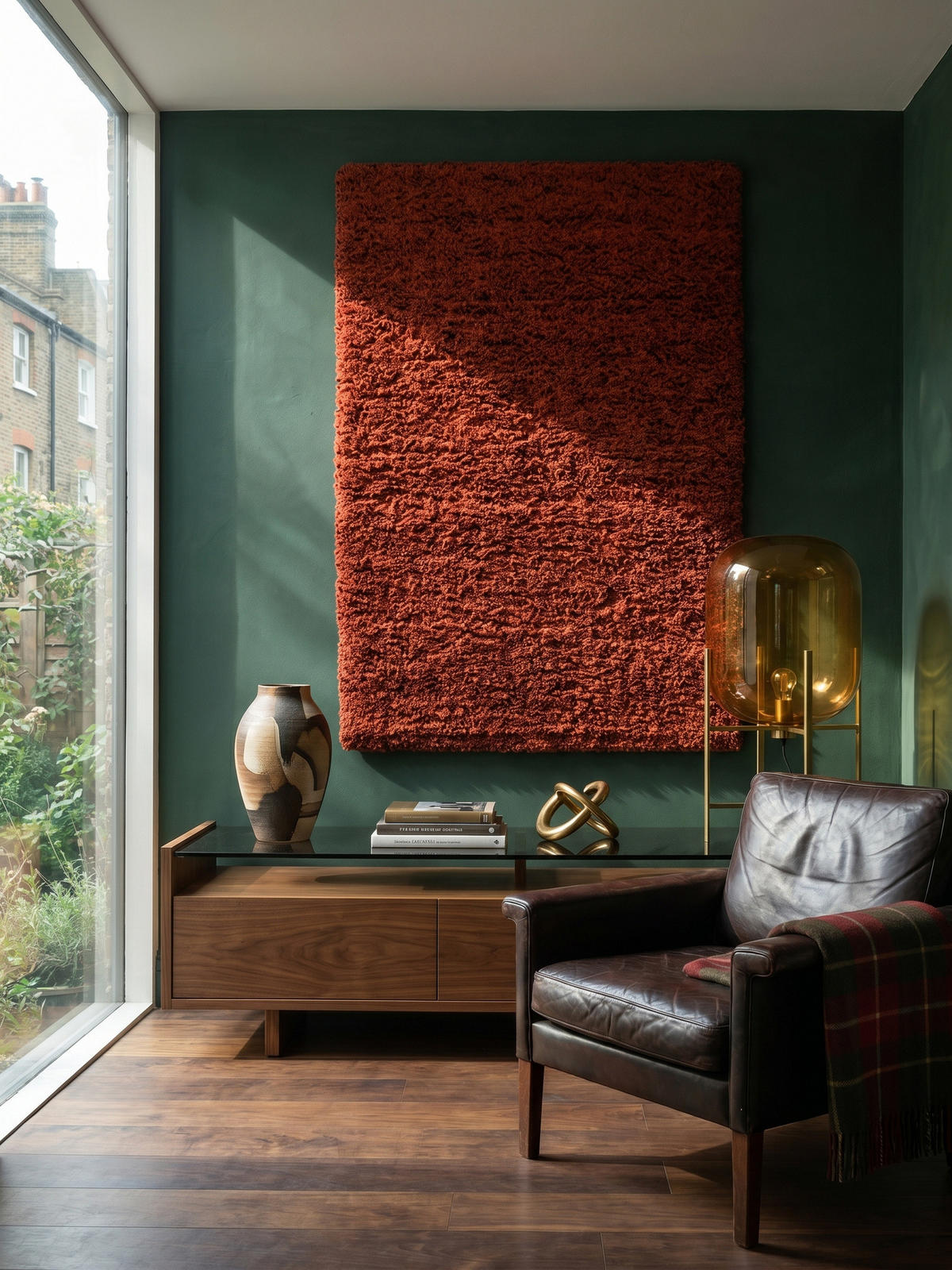 TEPPICH Hochflor Unifarben Polypropylen Wohnzimmer Shaggy Terrakotta Rechteckig 300x400 - Orange, Textil (400/300cm) - KADIMA DESIGN