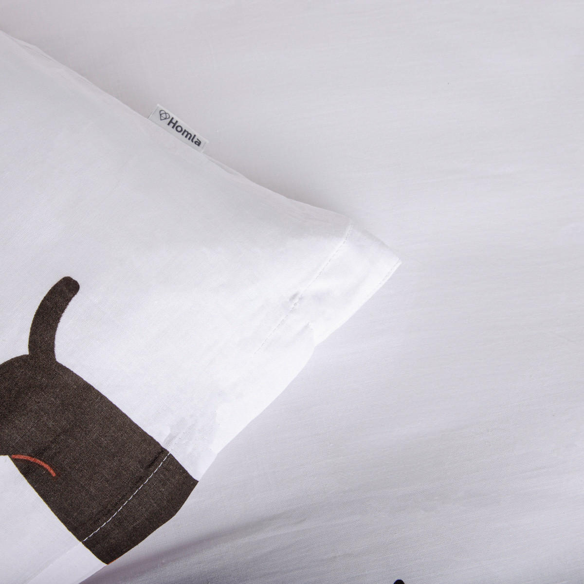 BETTWÄSCHE Winnie Baumwolle 140/200 cm - Weiß, Textil (140/200cm) - Homla