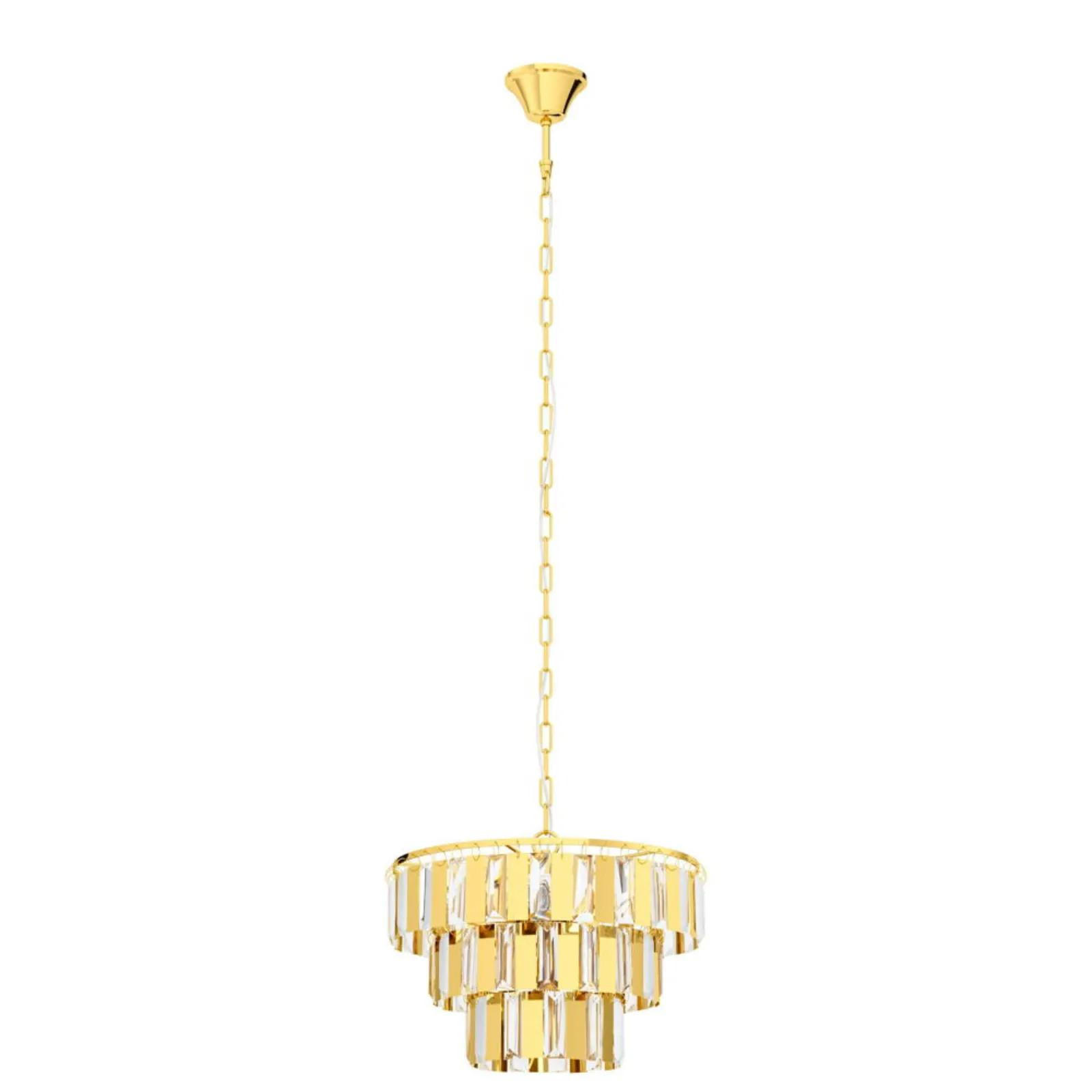 KRONLEUCHTER ERSEKA Gold - Goldfarben, Glas (19.25/19.25/130cm) - Eglo