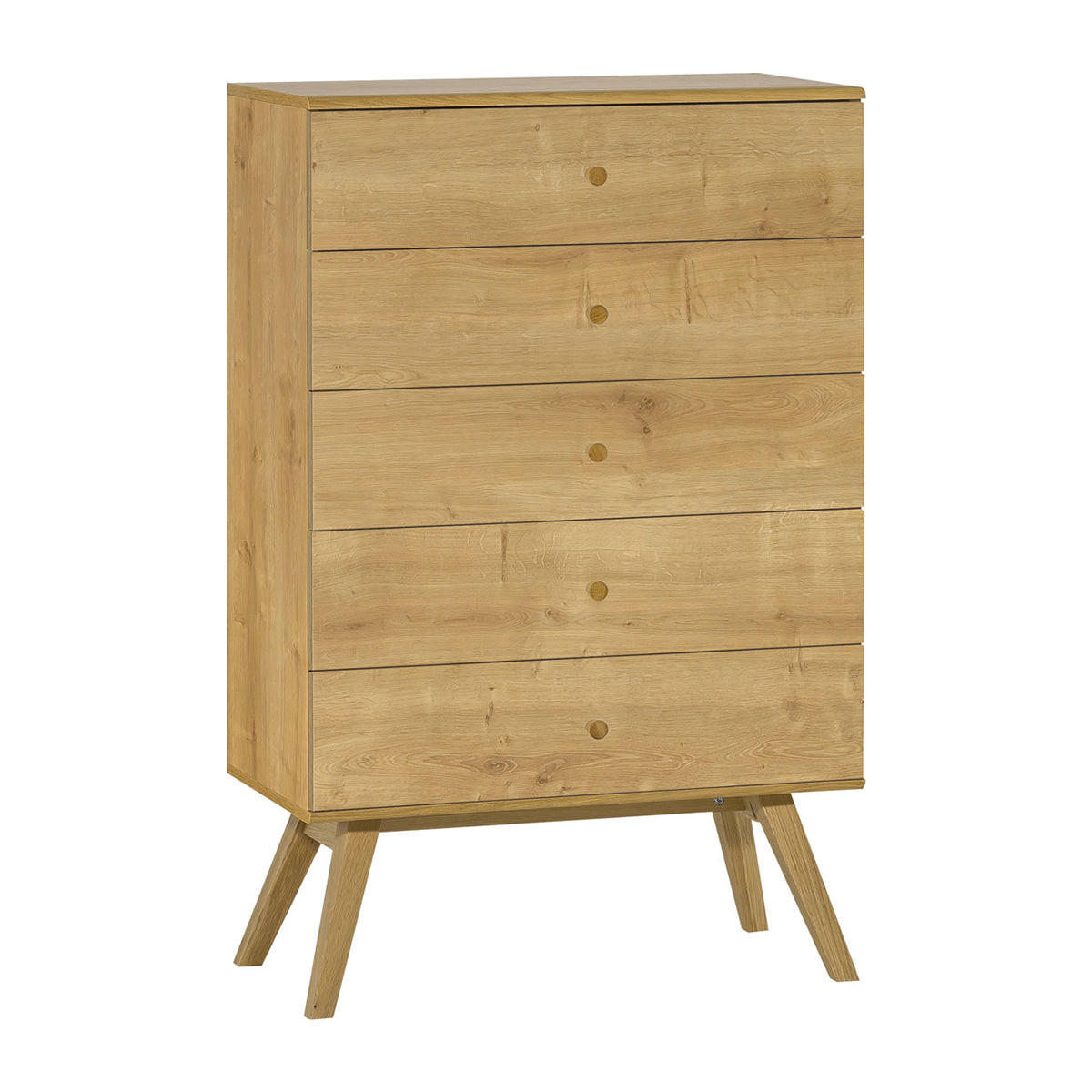 KOMODA Drvo - smeđa, drvni materijal (75/117/40cm) - Petits-meubles