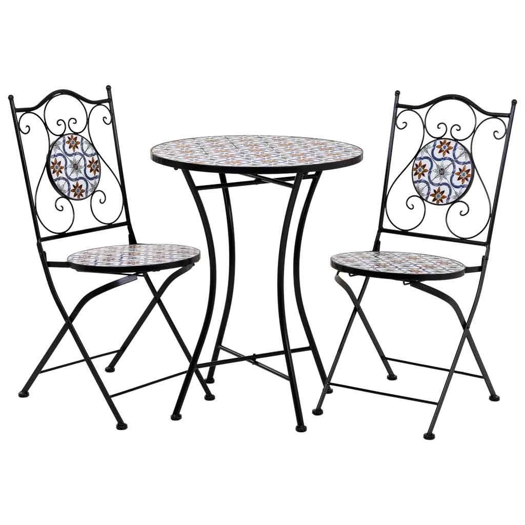 BALKONSET, schwarz, 3-tlg. - Schwarz, Metall - Wanderlust