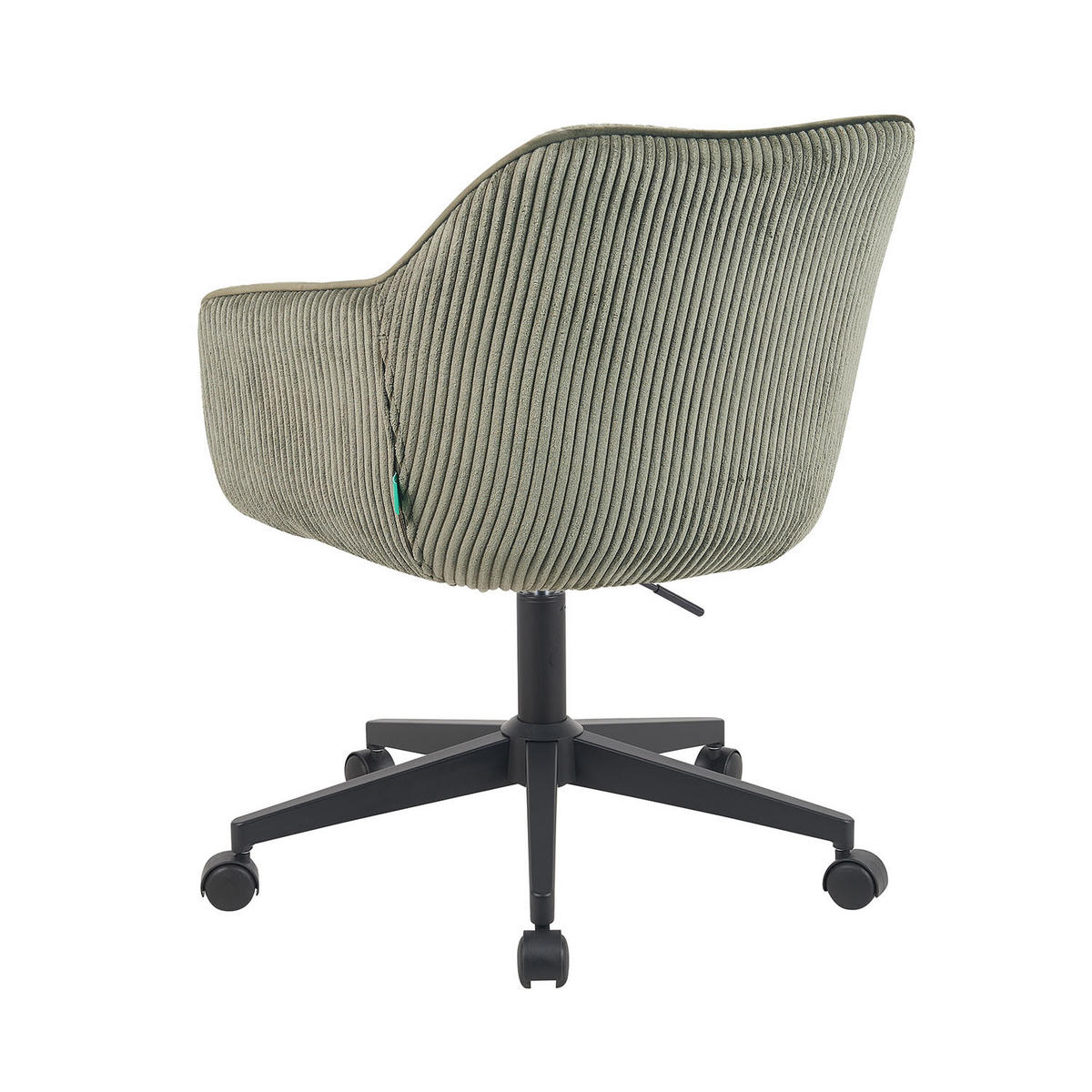 BÜROSTUHL Mika-Elio 2er-Set - Schwarz/Grün, Textil/Metall (60/79/61cm) - DUBI Möbel