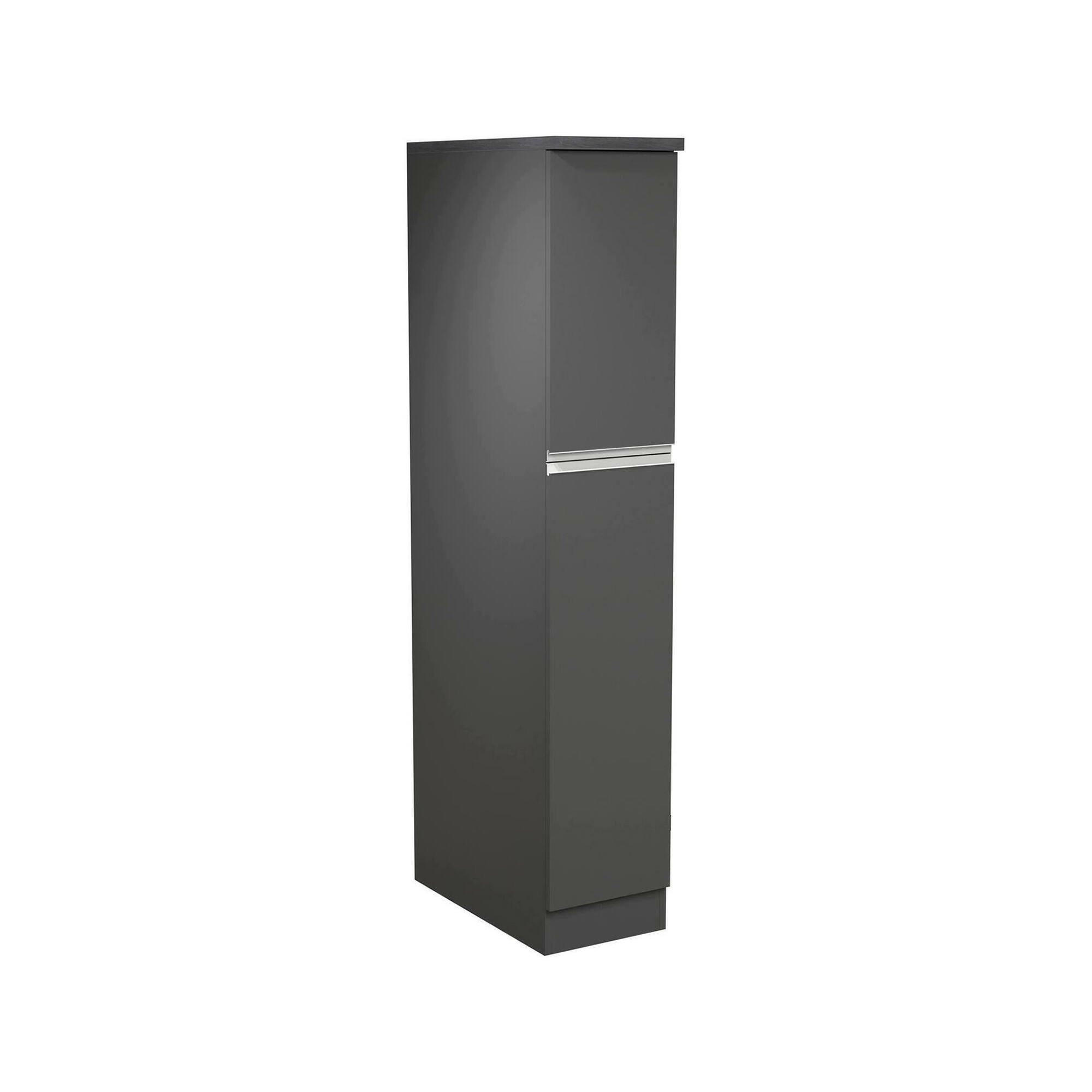 KÜCHENSCHRANK Anthrazit, Schiefer 60/30/165 cm - Schwarz, Holzwerkstoff (30/165/60cm) - DMORA