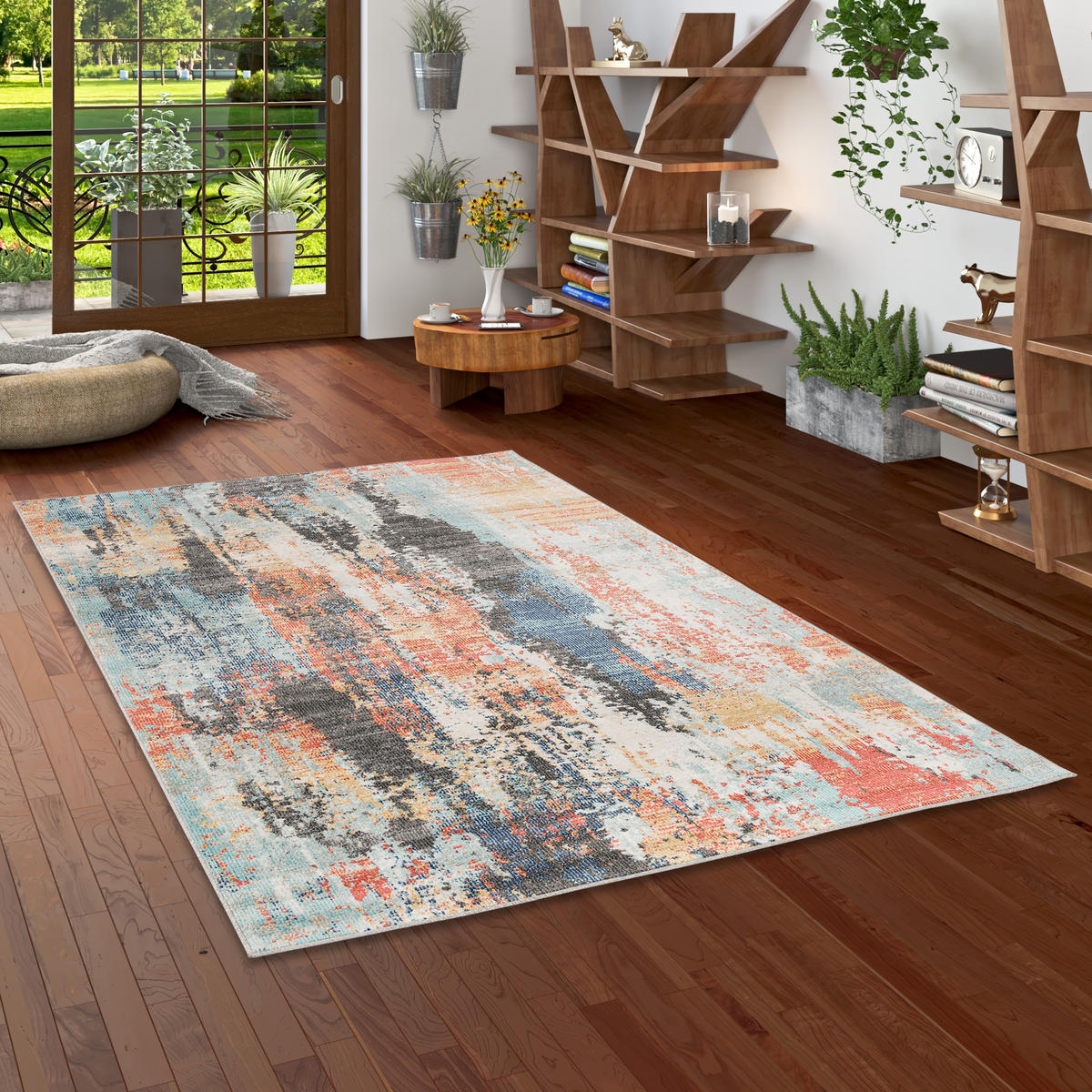 IN- UND OUTDOOR DESIGNER TEPPICH LAGOS VERLAUF - Multicolor, Textil (160/230cm) - Pergamon
