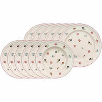 TAFELSERVICE Petite Fleur weiß 12er Set - Weiß, Keramik (2/2/2cm) - Villeroy & Boch