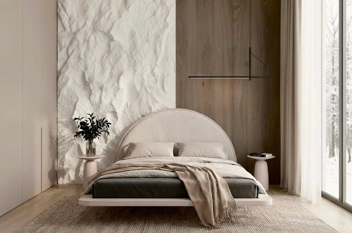 MASSIVHOLZBETT Momoko 120/200, schwebende Optik, Buche - lackiert, Weiß - Weiß, Holz/Buchenholz (120/200cm) - Visby