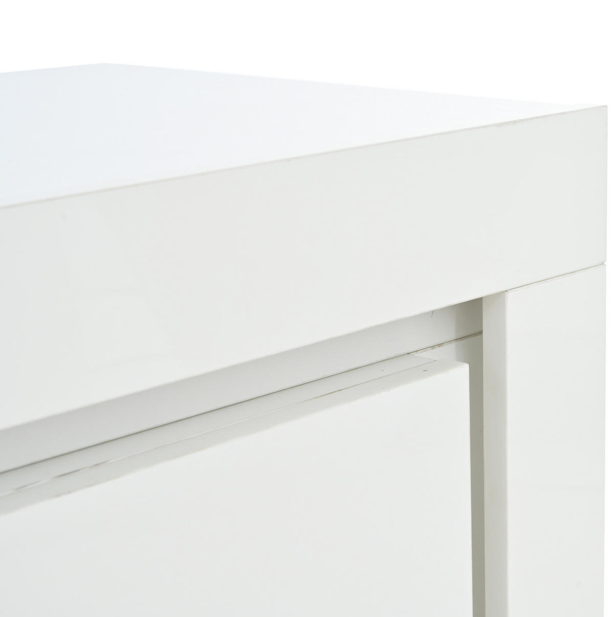 SIDEBOARD 140/40/65 cm Weiß aus MDF mit LED - Weiß, Holzwerkstoff (40/65/140cm) - OKMYHOME