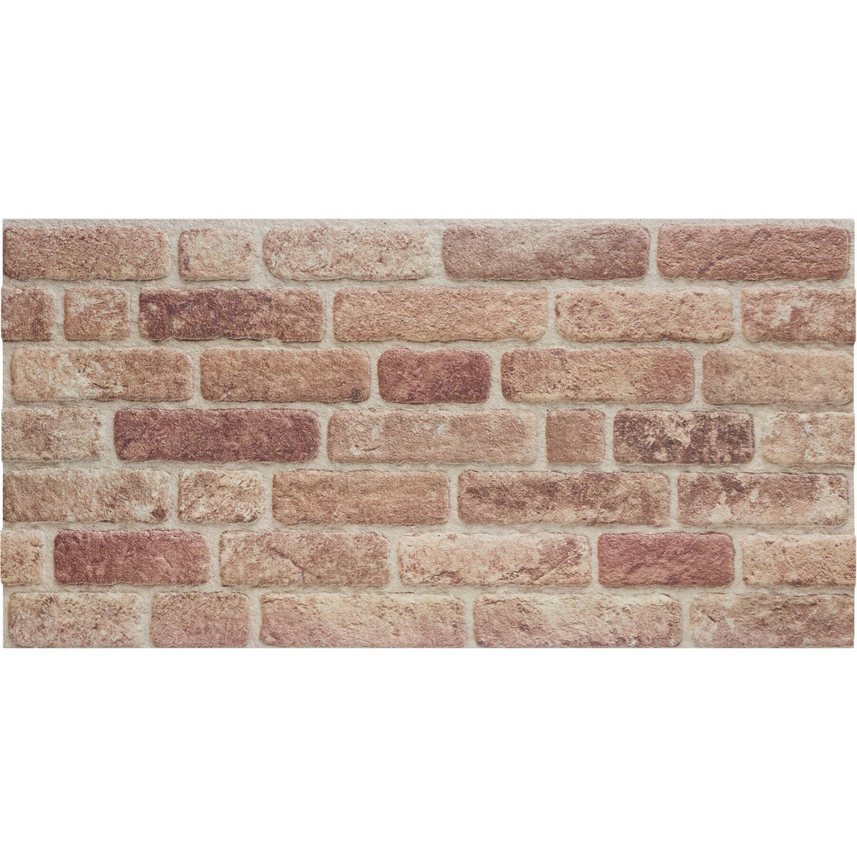 3D-WANDPANEELE , 100 x 50 x 2 cm, 5 m² Abdeckungsfläche, flexibel zuschneidbar, Backstein sandbraun - Sandfarben, Kunststoff (50/2/100cm) - tectake