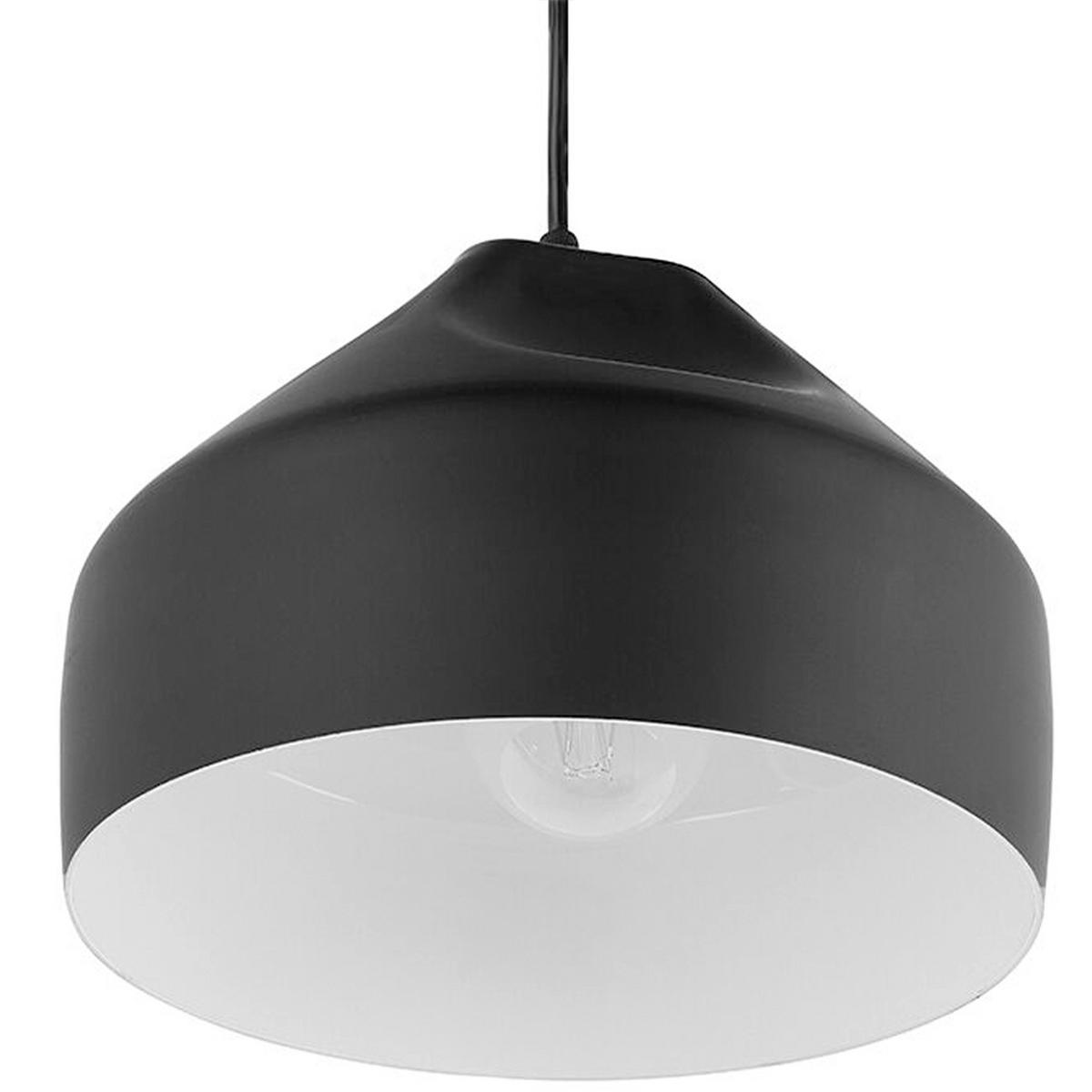 HÄNGELEUCHTE Evinos 22/22/118 cm - Schwarz, Metall (22/22/118cm) - Beliani