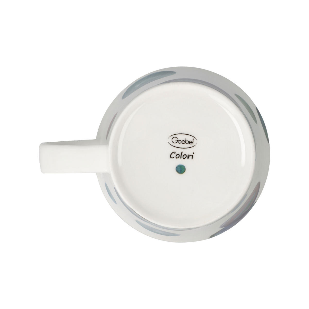 TEETASSE Petrol, Fine Bone China, Blaugrün, 350 ml - Blau, Keramik (0.35L) - Goebel