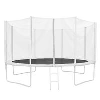 SPRUNGTUCH Trampolin 366 cm - Schwarz, Kunststoff (366/366cm) - JAWINIO